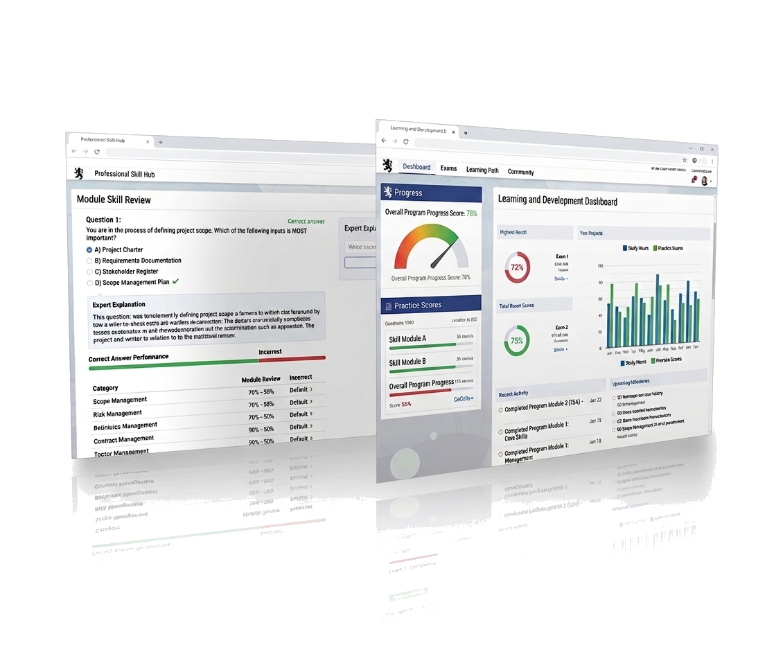 Geoova progress dashboard preview